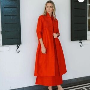 Julia Amory Lizza Jacket Fiery Red XS NWT